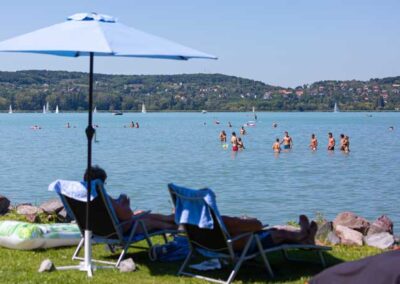 Mirabella Camping vízpart strand