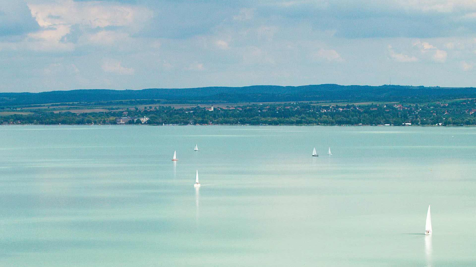 vitorlások a Balatonon Zamárdi